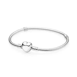 Heart-Shaped Glossy Bracelet / 18cm