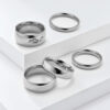 oly-d0fd361c89de537819f4413d10cd70db Wholesale Casual and Cool Neutral Style High-Grade Glossy Titanium Steel Tail Ring for Men and Women Stainless Steel 18K Gold Plated Hand Jewelry