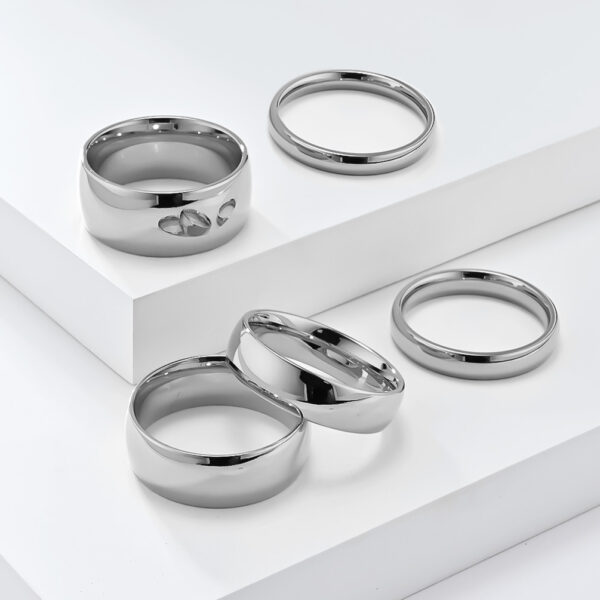 oly-d0fd361c89de537819f4413d10cd70db Wholesale Casual and Cool Neutral Style High-Grade Glossy Titanium Steel Tail Ring for Men and Women Stainless Steel 18K Gold Plated Hand Jewelry