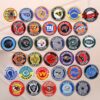 Wholesale Circular team logo badge embroidered cloth patch OLY Exclusive