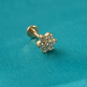 #6 Gold / Rod Thickness * Rod Length 1.2x8mm