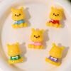 Wholesale Rubber Beads Bear Straight Hole Loose Beads Cartoon Beads OLY Exclusive