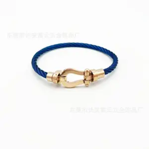 Rose Gold Head Blue Rope (Female)