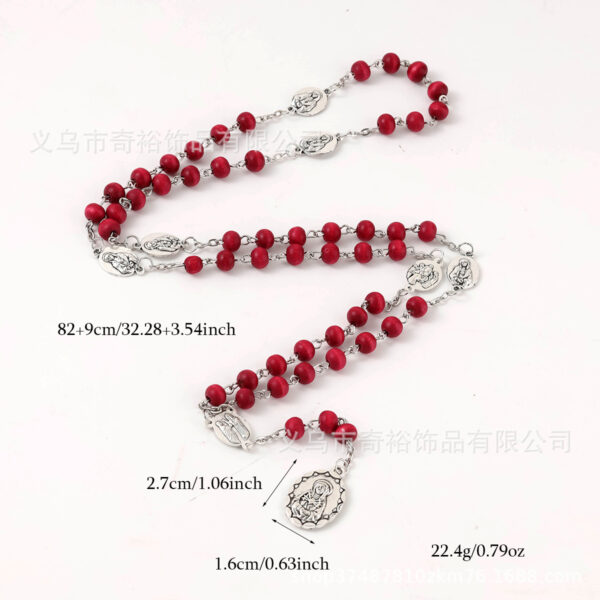 Wholesale Cross-border Seven Bitter Rosary Necklace
