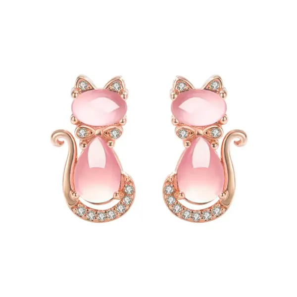 Animal Plating Copper Earrings