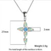 oly-d138a256f8a22a88f1d47362f982d482 Wholesale Cross-border explosions cross pendant necklace women's summer clavicle chain Aobao jewelry wholesale Europe and the United States with diamond jewelry