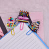 Wholesale Random 50pcs Birthday Cake Paper Clip Bookmark