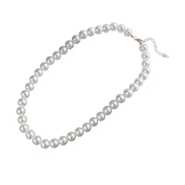 Wholesale Elegant Simple Style Solid Color Artificial Pearls Imitation Pearl Wholesale Necklace