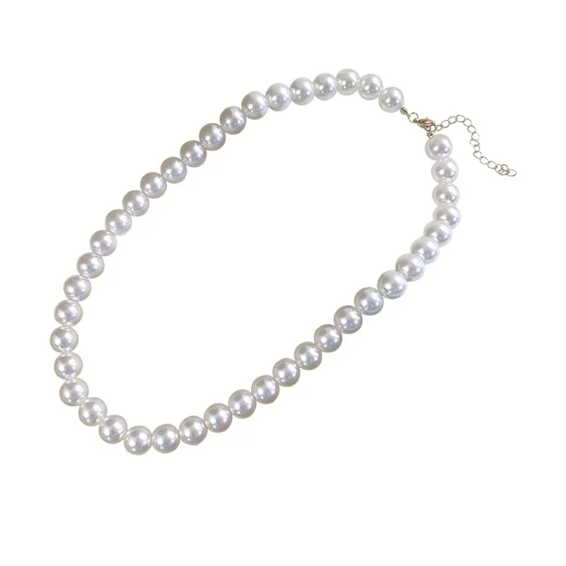 Wholesale Elegant Simple Style Solid Color Artificial Pearls Imitation Pearl Wholesale Necklace