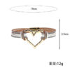 Wholesale Layered large heart-shaped women's bracelet