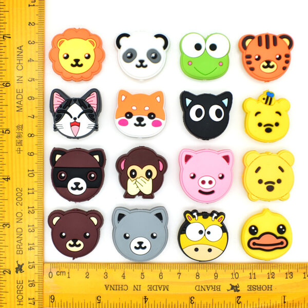 oly-d16a42810daaeb382aaa6aed7c31b32b Wholesale Cartoon animal beaded PVC soft rubber beads