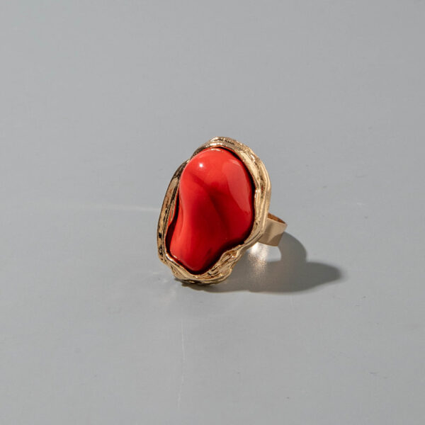 oly-d183a1f30a2e4db98052c54a9fce78bc Wholesale Geometric irregular fashion ring set