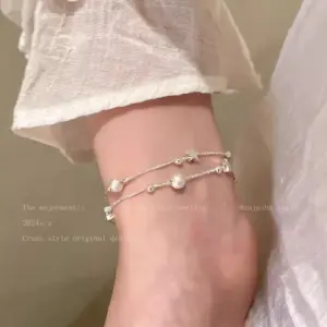 S617 Silver-Double Silver Bracelet
