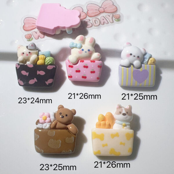 Wholesale Resin accessories diy accessories handmade material shoelace buckle hat mobile phone