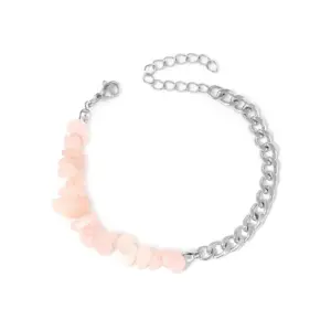 Pink Crystal Gravel / Silver