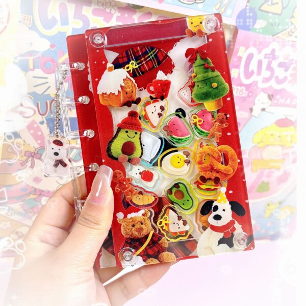 Wholesale jellycatA7 loose-leaf notebook rocking notebook cute girl heart high-value animation student diary notebook