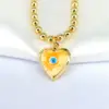 Wholesale Elegant Hip-hop Vintage Style Eye Copper Plating Gold Plated Pendant Necklace