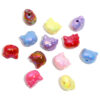 Wholesale Cute Cartoon Cat Head Through-Hole High-Gloss Beads OLY Exclusive
