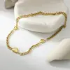 Wholesale Fashion Heart 14k Gold Stainless Steel Necklace