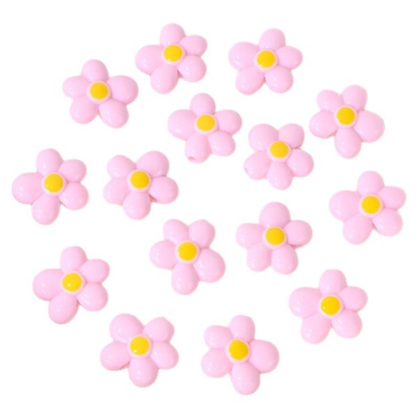 Wholesale Colorful Small Flowers with Holes Beads