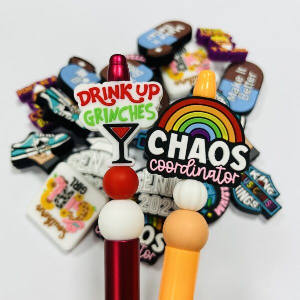 Wholesale Silicone Cartoon DIY Letter Focus Beads