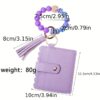 oly-d1cb2ef3a631a062b073be27f9386aa5 Wholesale Tassel pendant iridescent wrist key ring keychain