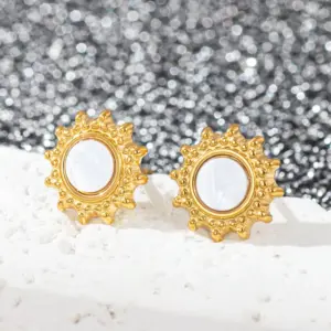 Shell SUNFLOWER / 18K