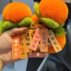 oly-d1cd162f4a9139c051f1e5f5c726b888 Wholesale Good Persimmon pendant keychain imitation Rex rabbit fur small Persimmon car pendant cute plush schoolbag gift