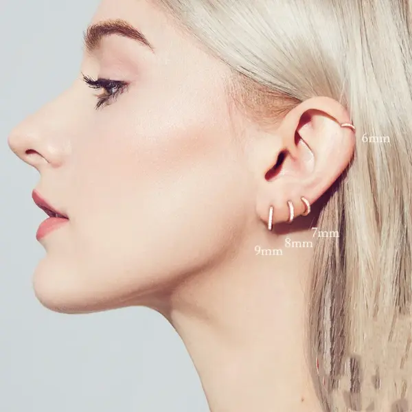 Wholesale 925 Sterling Silver Gem Geometric Earrings