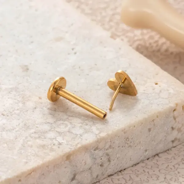 Wholesale 1 Piece Ear Cartilage Rings & Studs Casual Classic Style Geometric Titanium Alloy Heart