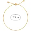 Wholesale Simple Style Solid Color Stainless Steel Women's Anklet