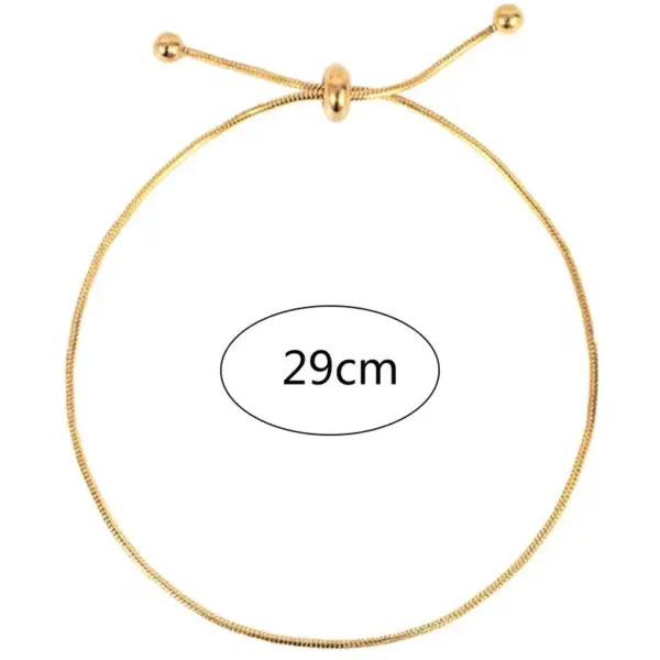 Wholesale Simple Style Solid Color Stainless Steel Women's Anklet