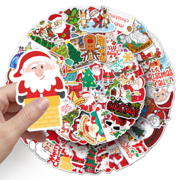 Wholesale 100 pcs/pack Christmas Graffiti Stickers Waterproof