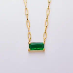 Gold + Green Diamond