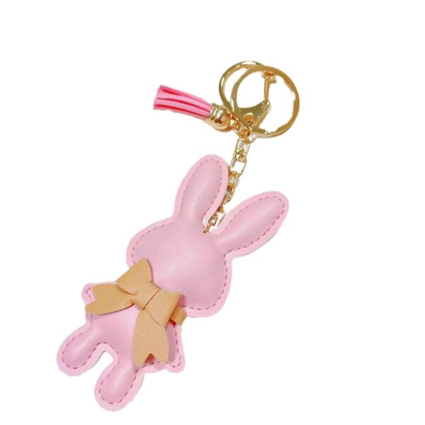 oly-d205c0c5028ce61d5c40fe0cd5050c2a Wholesale Foreign trade leather rabbit key chain cute girl heart bag pendant exquisite mobile phone shell patch gift