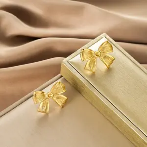 E1391-A (Gold Stud Earrings Pairs)