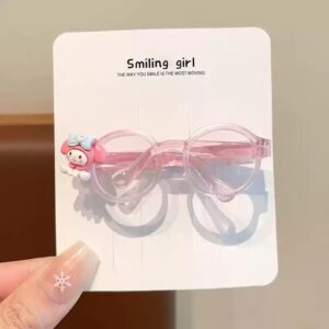 Pink--melody frame hairpin