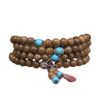 Wholesale Long-term sales of chicken wings and wood beads 108 beads bracelet wooden crafts beads