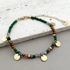 JY-B0121-02-Green and / white