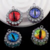 Wholesale Devil Eye Clay Diamond Ball Straight Hole Beads