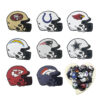 Wholesale Silicone Football Helmet DIY Beading