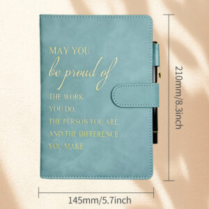 Hemming button nordic blue (book + pen)