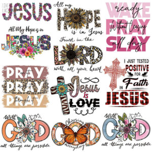 Wholesale Letter butterfly heat transfer pattern