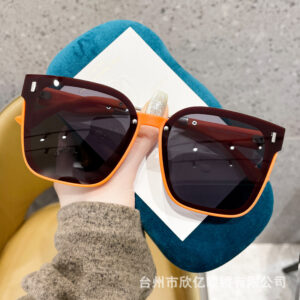 Orange frame black and gray piece