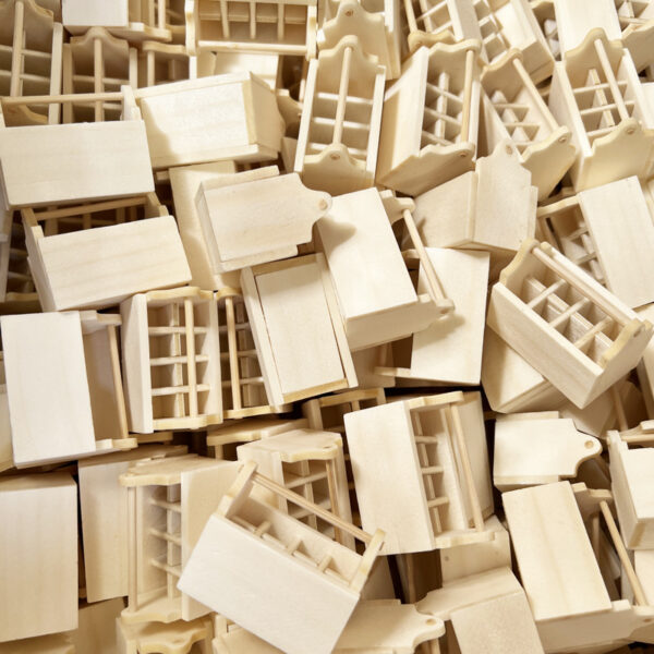 Wholesale 1:12 dollhouse miniature model miniature scene wooden tool box axe scissors set