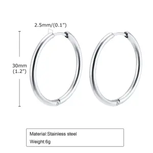 Silver / 2.5mm*30mm