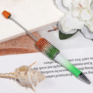 Gradient orange white Green / Drill piece (without pen)