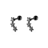 Wholesale 1 Piece Elegant Geometric Plating Stainless Steel Ear Studs