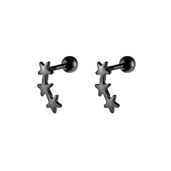 Wholesale 1 Piece Elegant Geometric Plating Stainless Steel Ear Studs