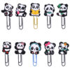 Wholesale Random 50pcs Cartoon National Treasure Panda Student Paper Clip Bookmark